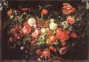 Jan Davidsz. de Heem A Festoon of Flowers and Fruit Sweden oil painting artist